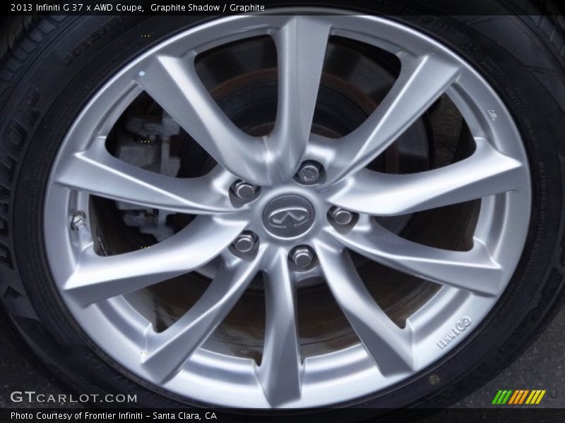 Graphite Shadow / Graphite 2013 Infiniti G 37 x AWD Coupe