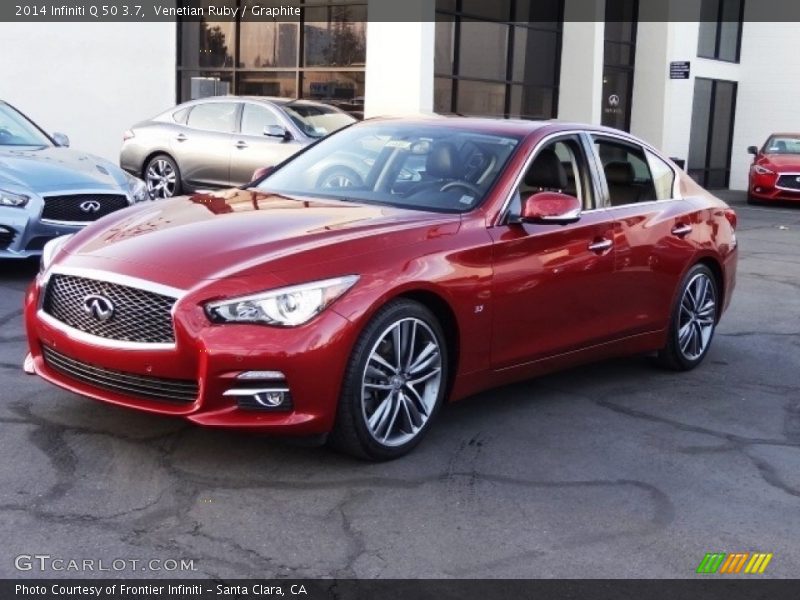 Venetian Ruby / Graphite 2014 Infiniti Q 50 3.7