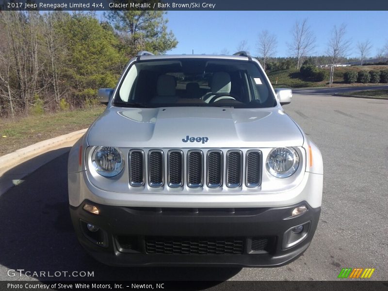 Glacier Metallic / Bark Brown/Ski Grey 2017 Jeep Renegade Limited 4x4