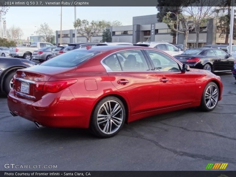 Venetian Ruby / Graphite 2014 Infiniti Q 50 3.7