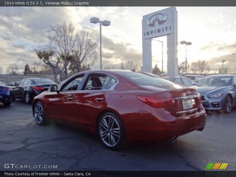 Venetian Ruby / Graphite 2014 Infiniti Q 50 3.7