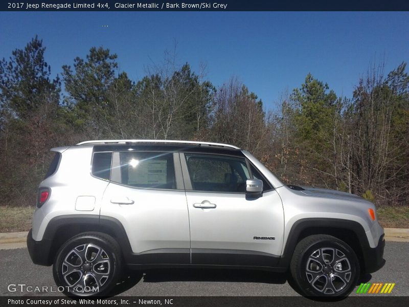 Glacier Metallic / Bark Brown/Ski Grey 2017 Jeep Renegade Limited 4x4