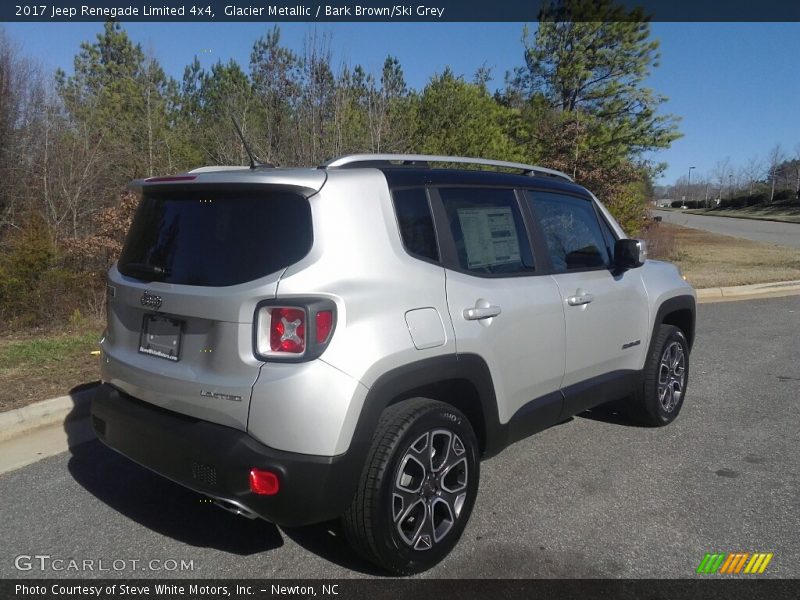 Glacier Metallic / Bark Brown/Ski Grey 2017 Jeep Renegade Limited 4x4