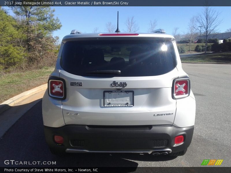 Glacier Metallic / Bark Brown/Ski Grey 2017 Jeep Renegade Limited 4x4