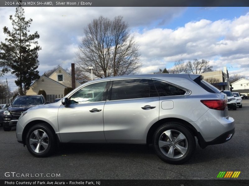 Silver Moon / Ebony 2014 Acura MDX SH-AWD