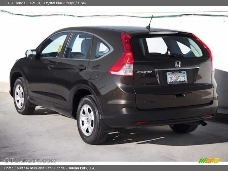 Crystal Black Pearl / Gray 2014 Honda CR-V LX