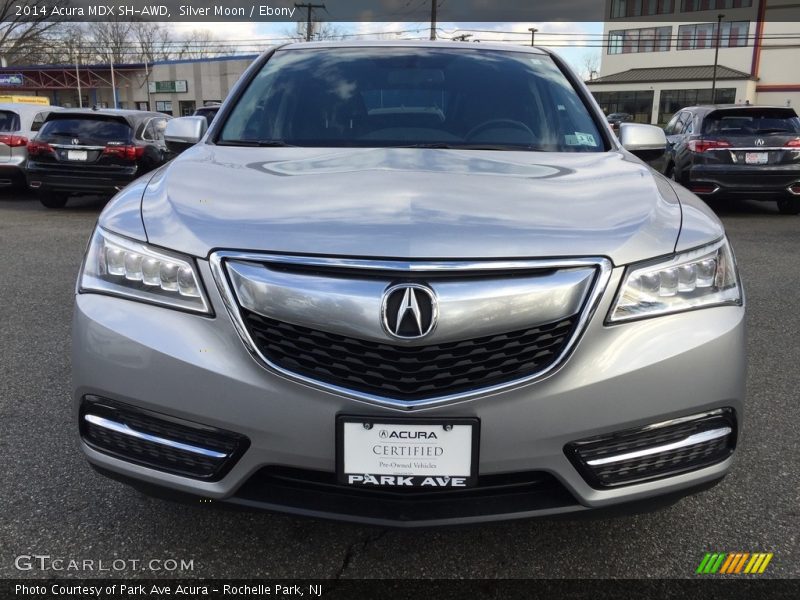 Silver Moon / Ebony 2014 Acura MDX SH-AWD