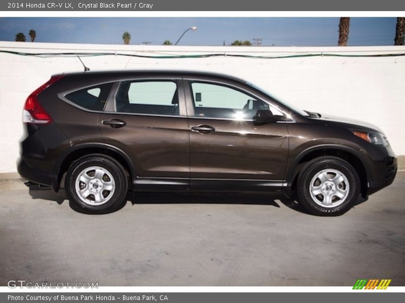 Crystal Black Pearl / Gray 2014 Honda CR-V LX
