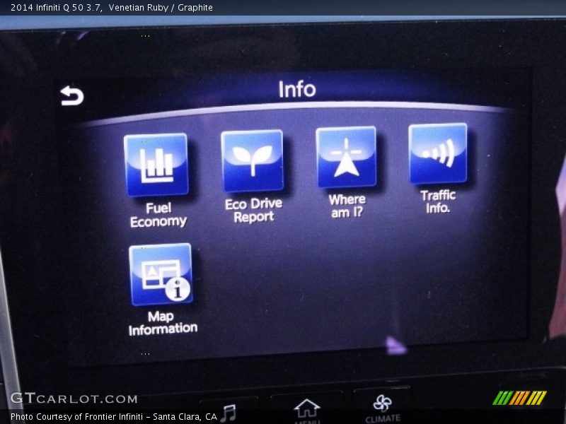 Venetian Ruby / Graphite 2014 Infiniti Q 50 3.7