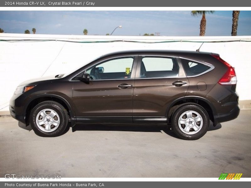 Crystal Black Pearl / Gray 2014 Honda CR-V LX