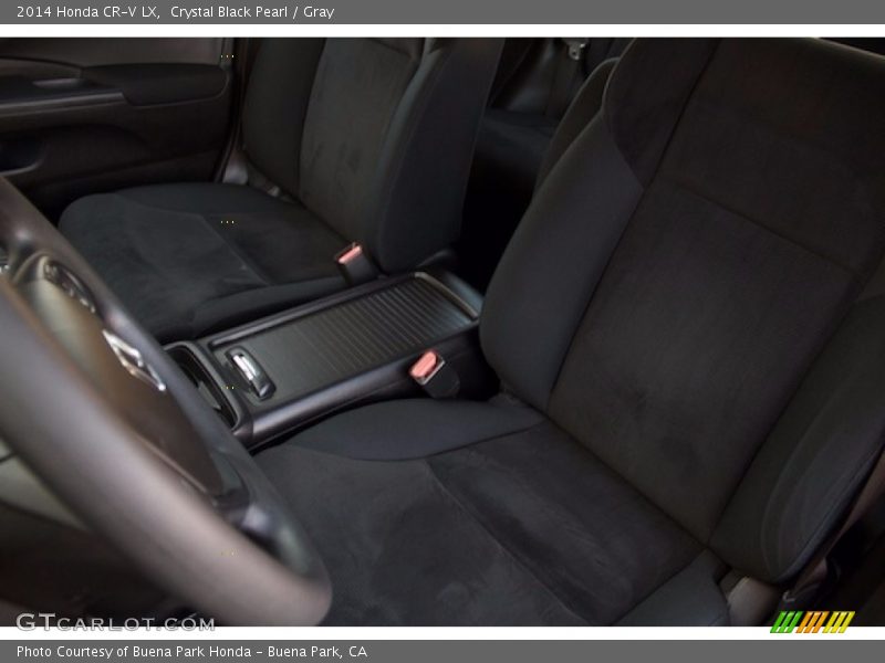 Crystal Black Pearl / Gray 2014 Honda CR-V LX