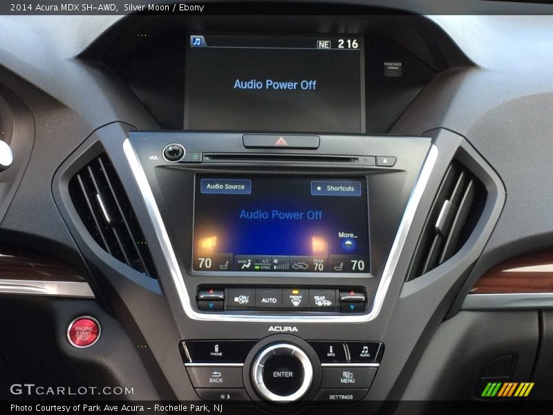 Silver Moon / Ebony 2014 Acura MDX SH-AWD