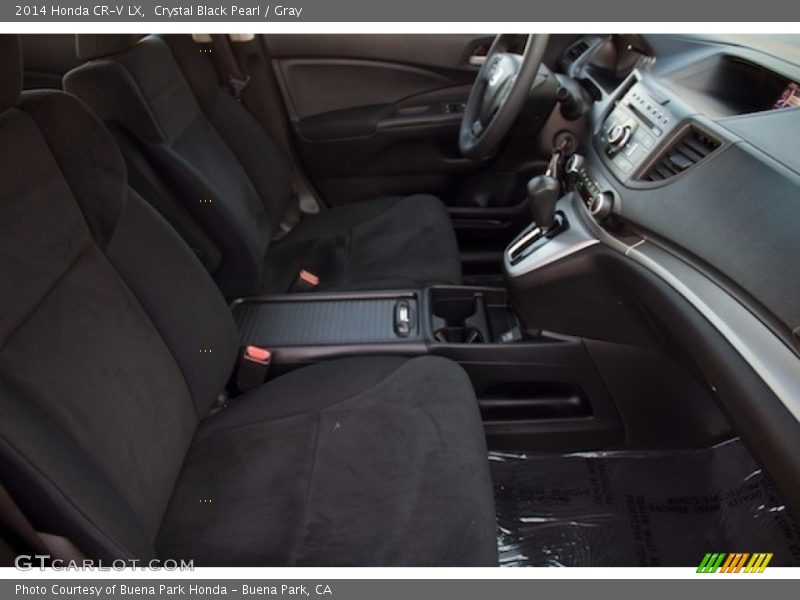 Crystal Black Pearl / Gray 2014 Honda CR-V LX