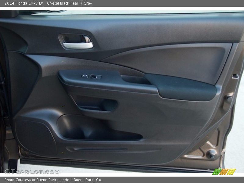 Crystal Black Pearl / Gray 2014 Honda CR-V LX
