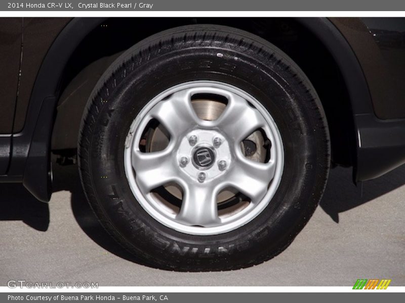Crystal Black Pearl / Gray 2014 Honda CR-V LX