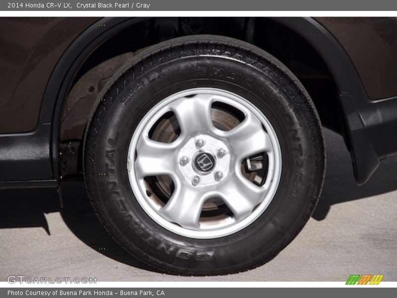 Crystal Black Pearl / Gray 2014 Honda CR-V LX