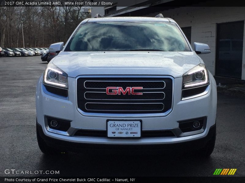 White Frost Tricoat / Ebony 2017 GMC Acadia Limited AWD