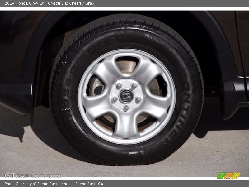 Crystal Black Pearl / Gray 2014 Honda CR-V LX