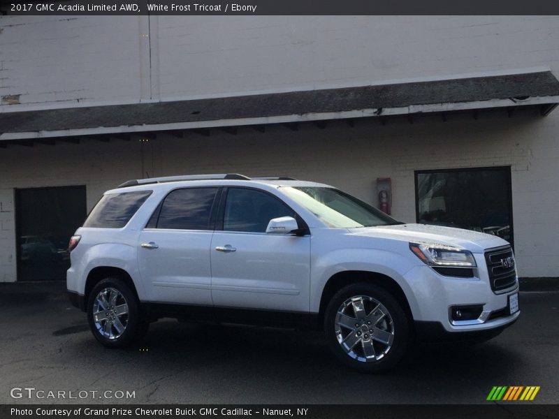 White Frost Tricoat / Ebony 2017 GMC Acadia Limited AWD