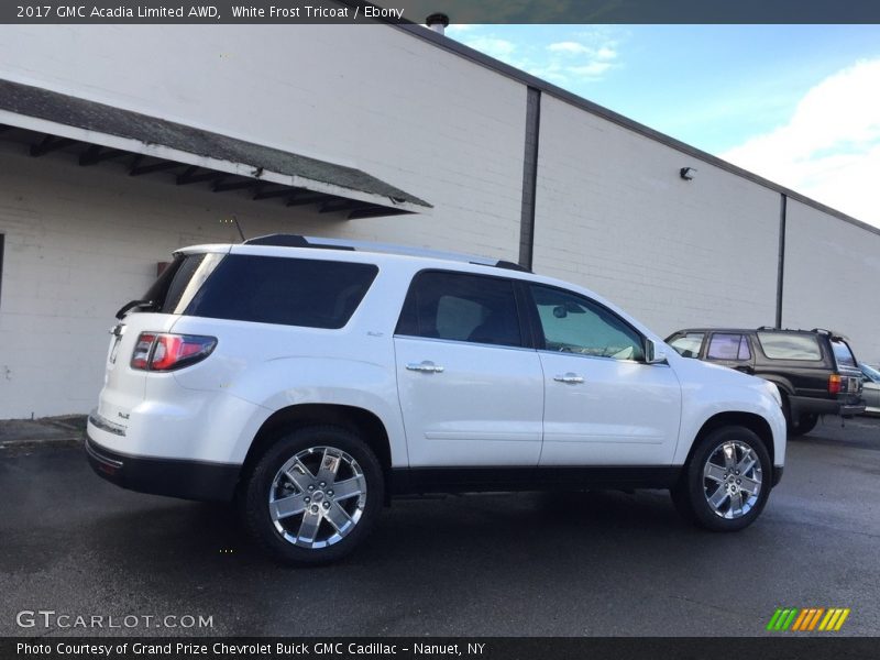 White Frost Tricoat / Ebony 2017 GMC Acadia Limited AWD