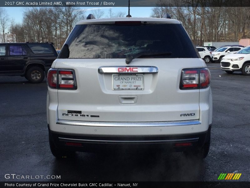 White Frost Tricoat / Ebony 2017 GMC Acadia Limited AWD