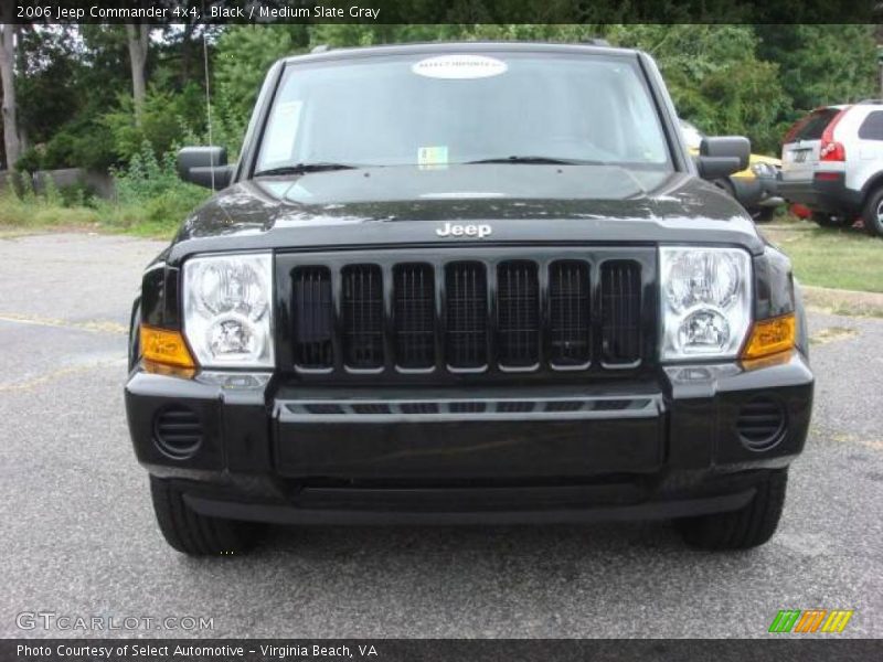 Black / Medium Slate Gray 2006 Jeep Commander 4x4