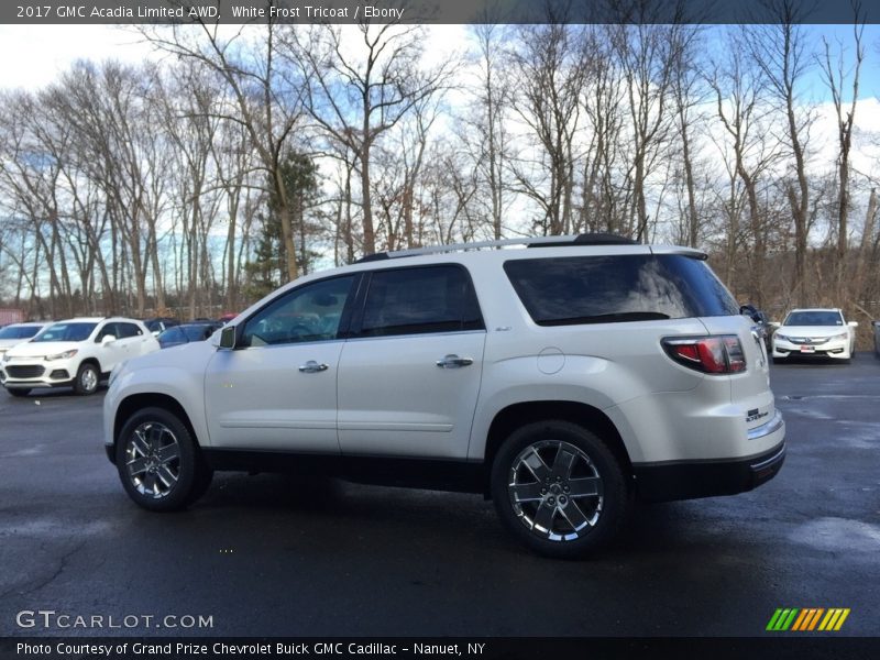White Frost Tricoat / Ebony 2017 GMC Acadia Limited AWD
