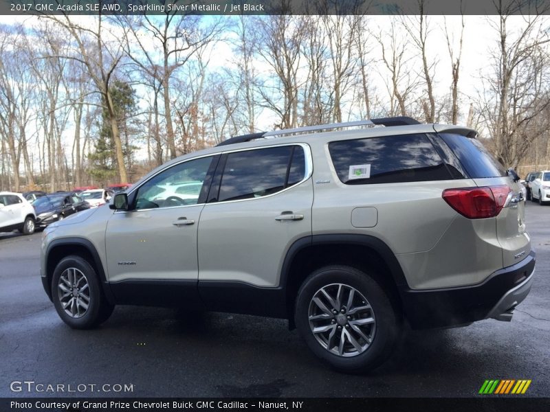 Sparkling Silver Metallic / Jet Black 2017 GMC Acadia SLE AWD