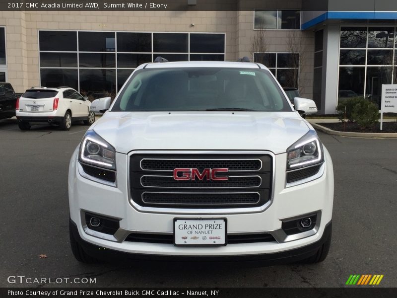 Summit White / Ebony 2017 GMC Acadia Limited AWD