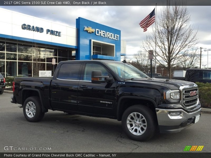 Onyx Black / Jet Black 2017 GMC Sierra 1500 SLE Crew Cab 4WD