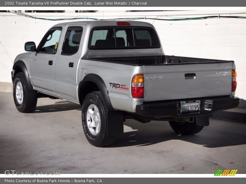 Lunar Mist Metallic / Charcoal 2002 Toyota Tacoma V6 PreRunner Double Cab