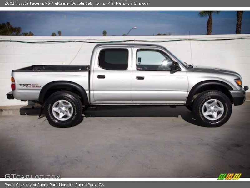Lunar Mist Metallic / Charcoal 2002 Toyota Tacoma V6 PreRunner Double Cab