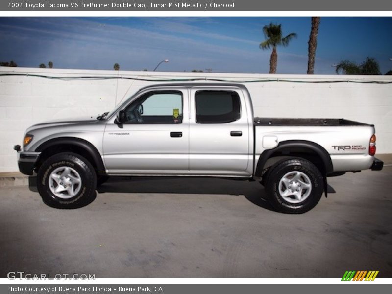 Lunar Mist Metallic / Charcoal 2002 Toyota Tacoma V6 PreRunner Double Cab