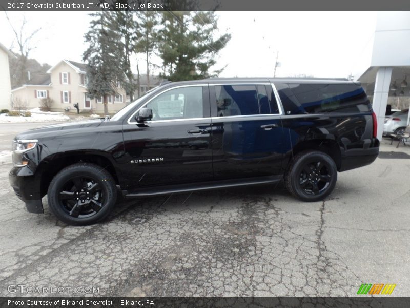 Black / Jet Black 2017 Chevrolet Suburban LT 4WD