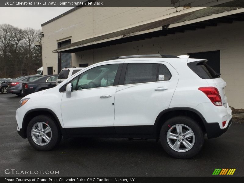 Summit White / Jet Black 2017 Chevrolet Trax LT AWD