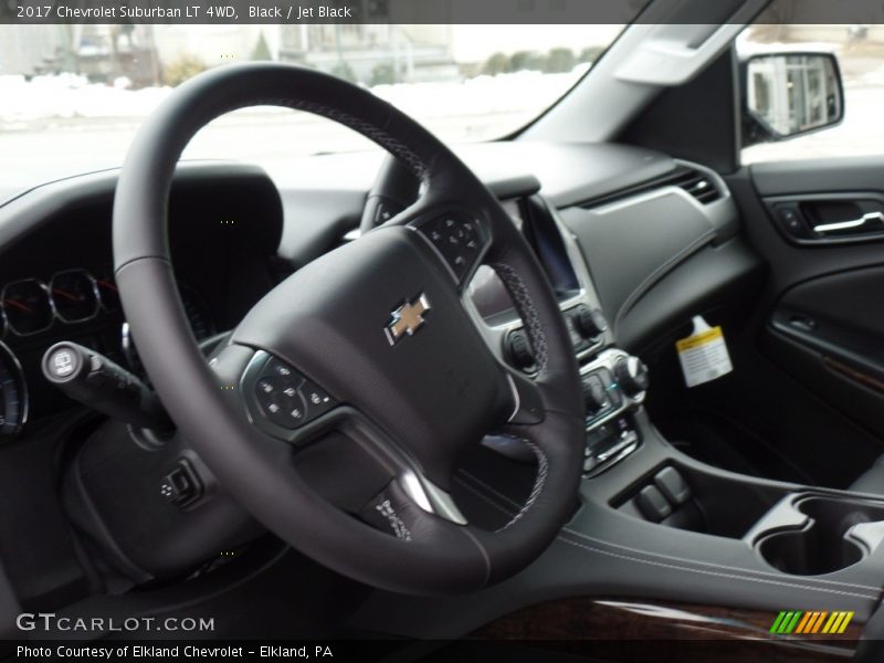 Black / Jet Black 2017 Chevrolet Suburban LT 4WD