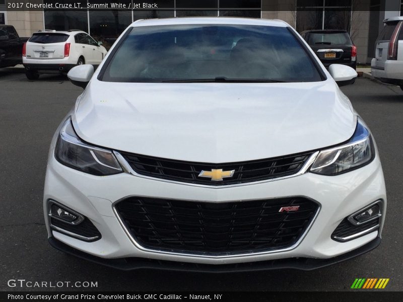Summit White / Jet Black 2017 Chevrolet Cruze LT