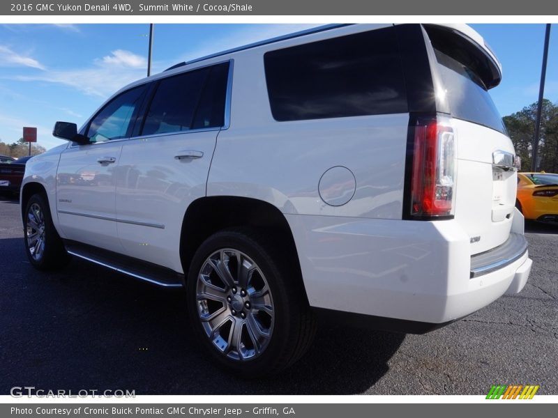 Summit White / Cocoa/Shale 2016 GMC Yukon Denali 4WD