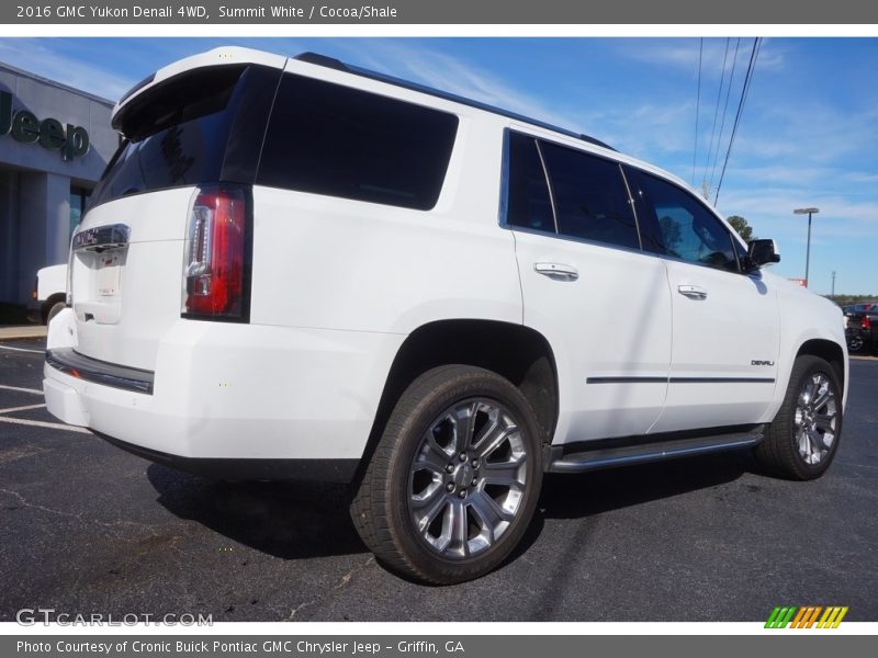 Summit White / Cocoa/Shale 2016 GMC Yukon Denali 4WD