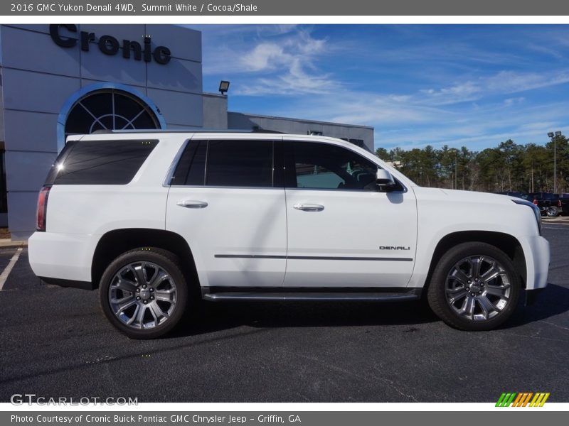 Summit White / Cocoa/Shale 2016 GMC Yukon Denali 4WD