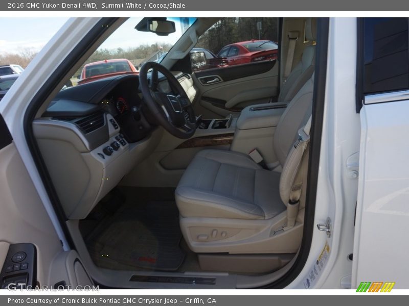 Summit White / Cocoa/Shale 2016 GMC Yukon Denali 4WD