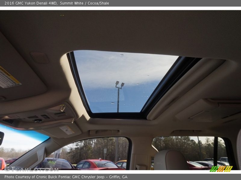 Summit White / Cocoa/Shale 2016 GMC Yukon Denali 4WD