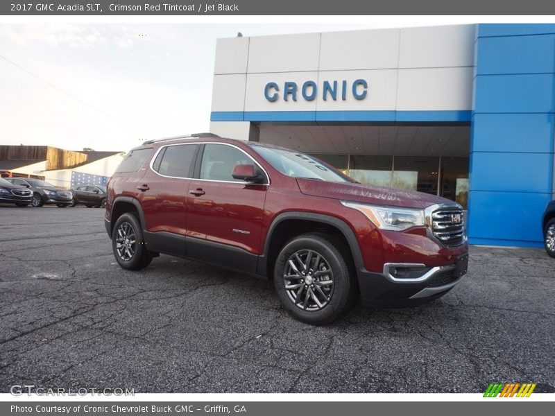 Crimson Red Tintcoat / Jet Black 2017 GMC Acadia SLT