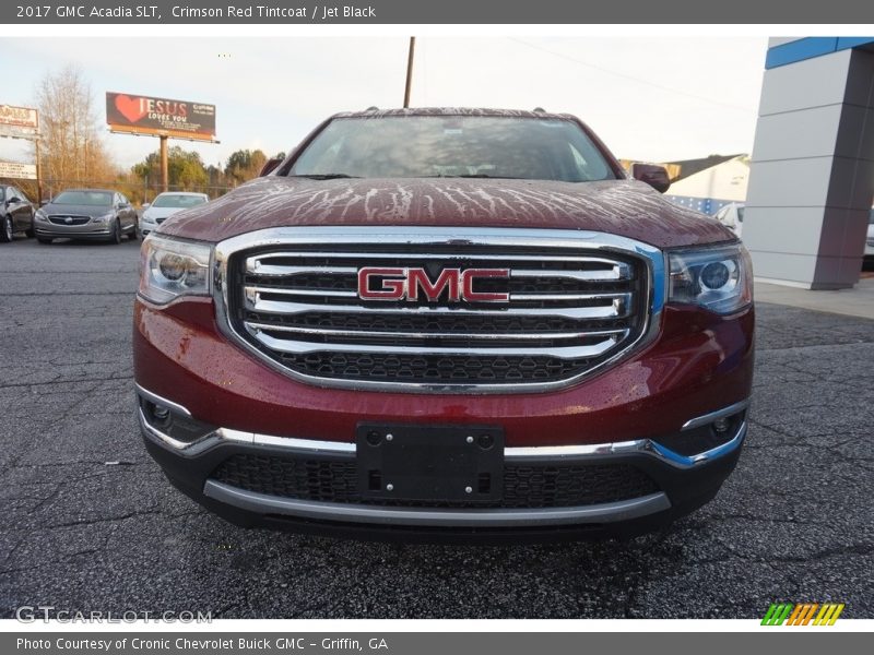 Crimson Red Tintcoat / Jet Black 2017 GMC Acadia SLT