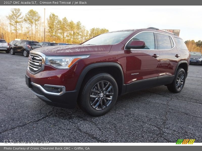 Crimson Red Tintcoat / Jet Black 2017 GMC Acadia SLT