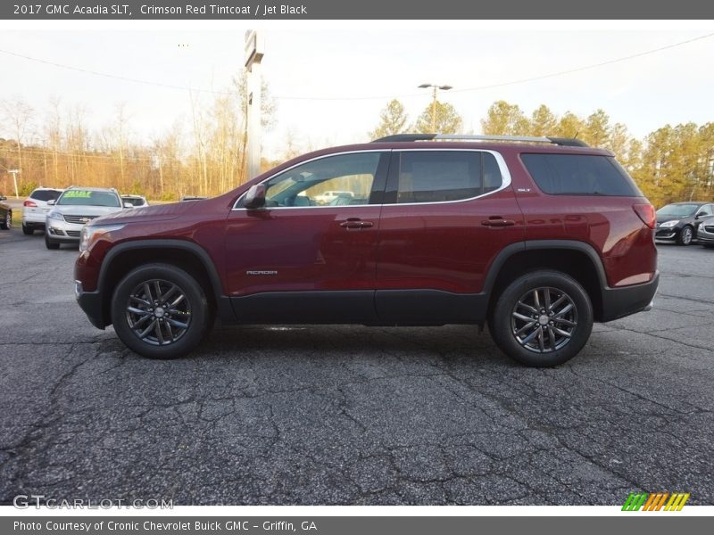 Crimson Red Tintcoat / Jet Black 2017 GMC Acadia SLT