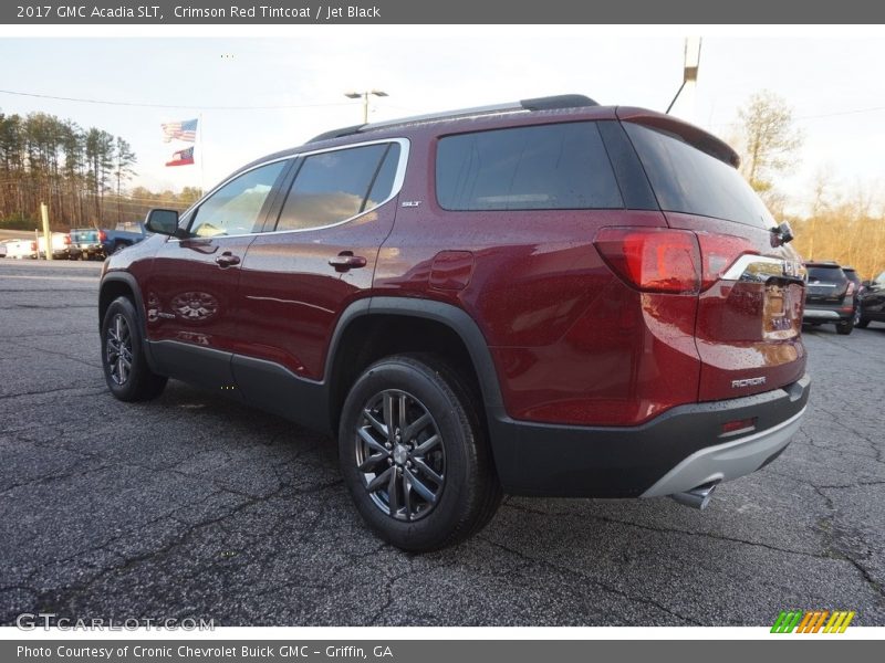 Crimson Red Tintcoat / Jet Black 2017 GMC Acadia SLT