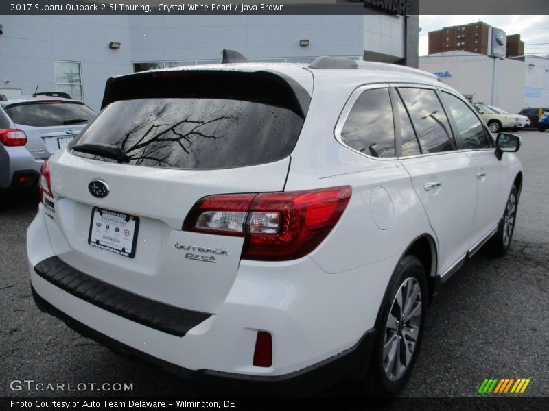 Crystal White Pearl / Java Brown 2017 Subaru Outback 2.5i Touring