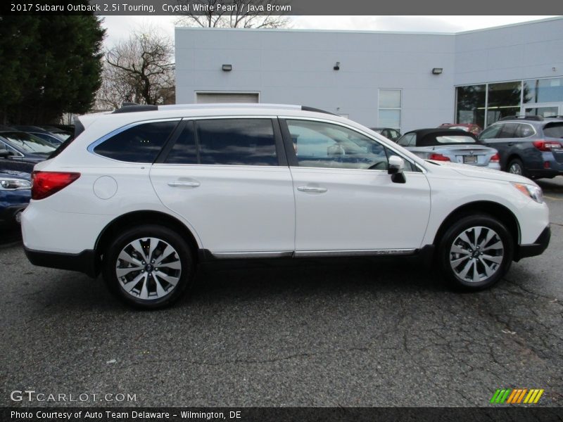Crystal White Pearl / Java Brown 2017 Subaru Outback 2.5i Touring