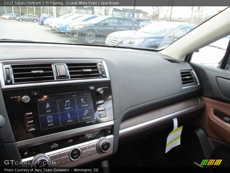 Crystal White Pearl / Java Brown 2017 Subaru Outback 2.5i Touring